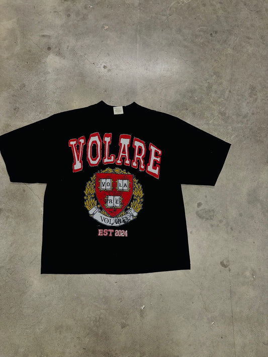 BLACK VOLARE HARVARD TEE